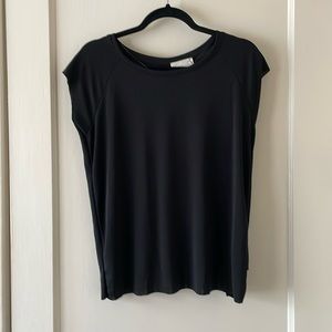 NWT Zara Black Shirt with Open Back - Size Small